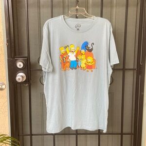The Simpsons Light Blue T-Shirt